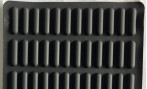 Anti glissement Universalised pieds en caoutchouc de silicone sous le clavier L20*W5*T2.4 millimètre