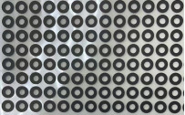 Forme ronde plate en caoutchouc à hautes températures de joint de cachetage de silicone