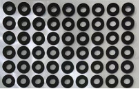 Forme ronde plate en caoutchouc à hautes températures de joint de cachetage de silicone