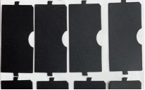 Éthylène téréphtalate mince noir Mylar dans le clavier d'ordinateur