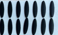 surface douce de bande à hautes températures de Ptfe d'ellipse de 0.6mm avec 3M Glue