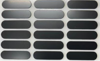Tapis à hautes températures noir de silicone, protection en caoutchouc d'anti glissement de clavier