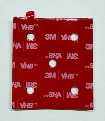 3M VHB Red Liner Double-sided Foam Tape, découpé sur mesure, adhésif acrylique résistant aux températures élevées