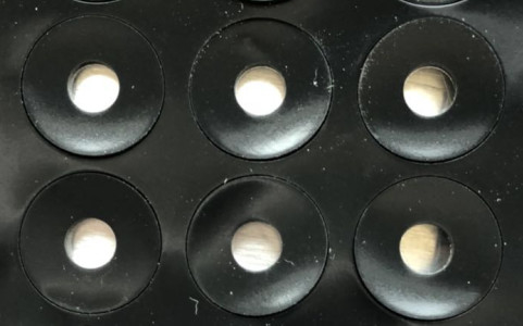 Protection en caoutchouc de silicone d'ordinateur autour des pieds de cercle 0.05mm NR épais EPDM
