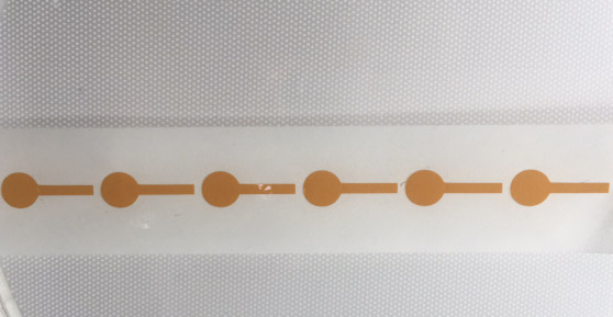 Épaisseur découpée avec des matrices du ruban adhésif 0.08mm de Brown de Polyimide résistante à la chaleur