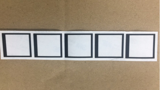 Film découpé avec des matrices réfléchi de Mylar avec le tissu de silicone dégrossi par double de ruban adhésif
