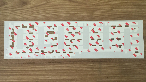 Papier collant de clavier d'acrylate dégrossi grand par double du ruban adhésif 9080