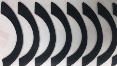 Le Na a modifié l'épaisseur 0.6mm PTFE de produits de bande de film de PTFE découpant avec des matrices