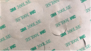 la série de 0.17mm a découpé le cercle avec des matrices collant fort adhésif de l'isolation 3M9495LE de ruban