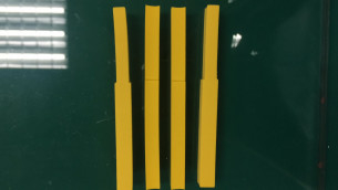 les produits découpés avec des matrices par 280*10*8mm effectuent la tenue 8.0mm EVA Rubber Foam épaisse