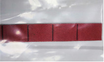 forme rigide rouge d'isolation de papier de fibre de coton découpée avec des matrices par 0.25mm de pâte de bois de Mylar