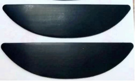 Épaisseur universelle des pieds 0.7mm de souris du polyéthylène PTFE de poids