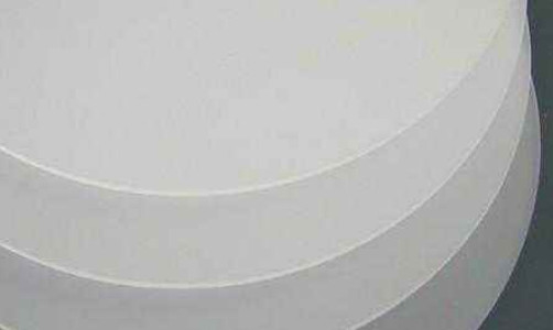 couverture en plastique laiteuse de lampe blanche du PC De 011267 légers de diffusion de 0.3mm