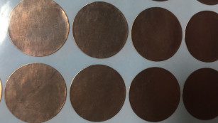 aluminium matériel conducteur d'en cuivre de conduction thermique de la chaleur haut 0.075mm en métal 0.8W
