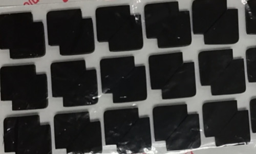 EN344 a examiné le tapis épais en caoutchouc de la protection NBR EPDM 5mm de silicium