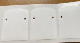 patin découpé avec des matrices par plastiques épais de 0.45mm PTFE dans l'équipement de mélange et l'Obturateur de peinture