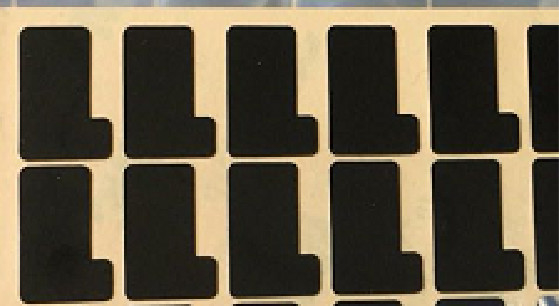 L'ANIMAL FAMILIER de Computer d'imprimante de bureau a découpé le petit pain avec des matrices de film de tissu de silicone de PVC de PC d'ANIMAL FAMILIER de Mylar