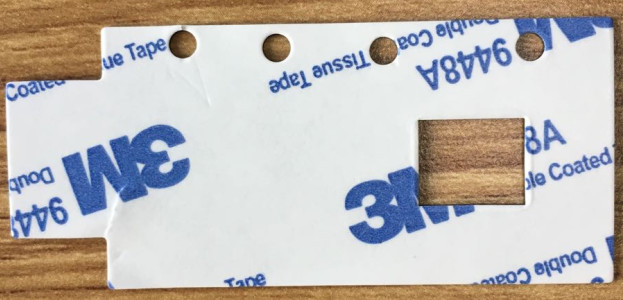 Bande dégrossie acrylique sensible à la pression de T0.15mm double utilisée dans le châssis de fenêtre de produits de New Energy