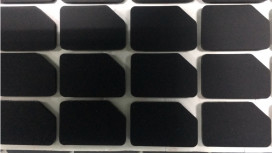 Coussin en caoutchouc découpé avec des matrices noir des produits NBR NR EPDM de butadiène de nitriles de silicone