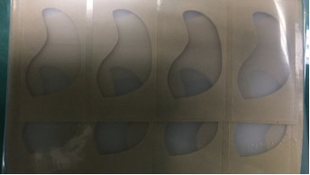 diffuseur translucide de lumière de PVC de produits découpé avec des matrices par 0.50mm avec le double ruban adhésif
