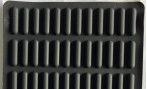 Anti glissement Universalised pieds en caoutchouc de silicone sous le clavier L20*W5*T2.4 millimètre