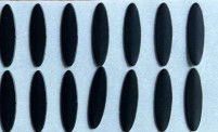 surface douce de bande à hautes températures de Ptfe d'ellipse de 0.6mm avec 3M Glue