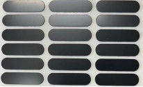 Tapis à hautes températures noir de silicone, protection en caoutchouc d'anti glissement de clavier