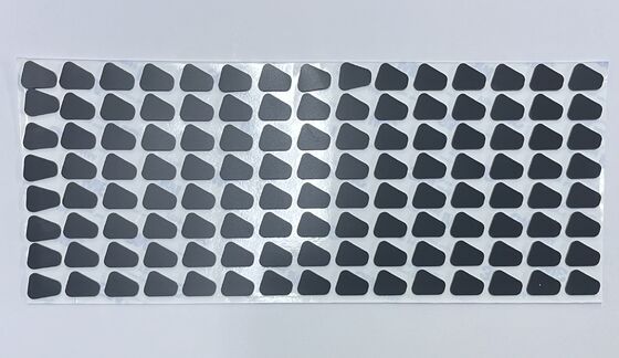 Pieds en caoutchouc de silicone autoadhésif triangulaire avec ruban adhésif 3M9448A d'origine, tampons anti-dérrapage pour clavier et électronique
