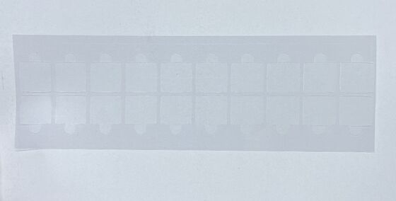Film de protection PET transparent découpé sur mesure avec onglets, 20 autocollants de protection transparents décollables pour composants électroniques