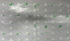 humidité adhésive de revêtement découpée avec des matrices par 0.05mm du ruban PCK Layflat de 3M 467 résistante