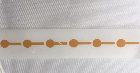 Épaisseur découpée avec des matrices du ruban adhésif 0.08mm de Brown de Polyimide résistante à la chaleur