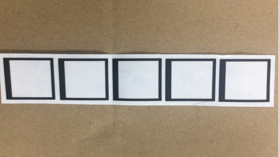 Film découpé avec des matrices réfléchi de Mylar avec le tissu de silicone dégrossi par double de ruban adhésif