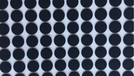 EVA Foam Diameter faite sur commande noire ronde D80*1.5mm 60 degrés dur autour du coussin