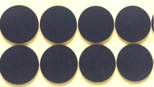 EVA Foam Diameter faite sur commande noire ronde D80*1.5mm 60 degrés dur autour du coussin