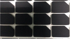 Coussin en caoutchouc découpé avec des matrices noir des produits NBR NR EPDM de butadiène de nitriles de silicone
