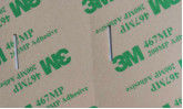 humidité adhésive de revêtement découpée avec des matrices par 0.05mm du ruban PCK Layflat de 3M 467 résistante
