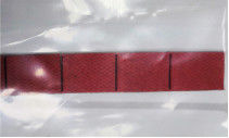 forme rigide rouge d'isolation de papier de fibre de coton découpée avec des matrices par 0.25mm de pâte de bois de Mylar