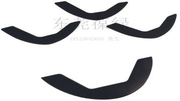 patins à hautes températures foncés de glissement de 0.7mm Grey Mouse Feet PTFE UPE