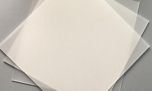 couverture en plastique laiteuse de lampe blanche du PC De 011267 légers de diffusion de 0.3mm
