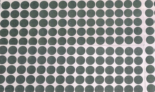 120 D17.8 centigrades ont découpé la fibre avec des matrices vulcanisée de papier de batterie au lithium de poissons de Mylar